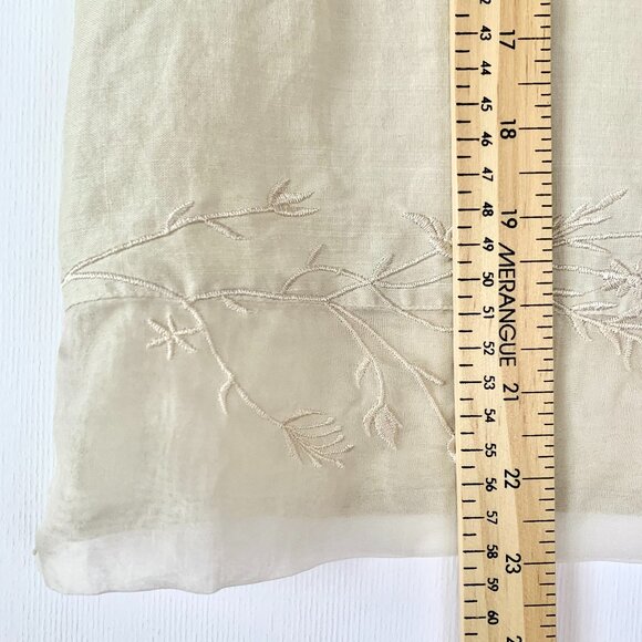 Vintage Linen Anne Carson Creme Button Up Jacket Summer Coastal Grandma - Picture 7 of 9